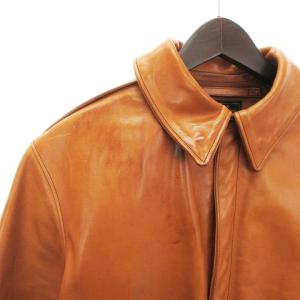 30-1415 ヴィンテージ A-2 フライトジャケット レザー 比翼 ジップ