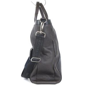 Salvatore Ferragamo 2WAYバッグ ショルダー トート レザー ダークブラウン