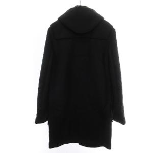 GLOVERALL タグ付き ダッフルコート ミドル丈 フード ウール 無地 512Ｃ 34 ブラック