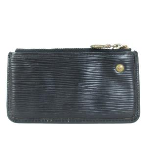 LOUIS VUITTON エピ ポシェット クレ キーリング付き コインケース 小銭入れ レザー M63802 黒 ブラック 小物 YGT