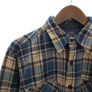 PENDLETON 70s ヴィンテージ ボードシャツ 長袖 USA製 ウール チェック フロントボタン 青 ブルー M SM1