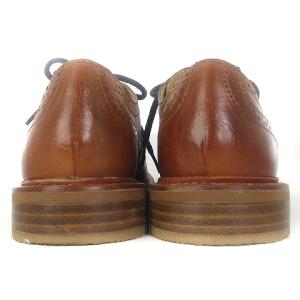 REGAL レザーシューズ ウィングチップ F06C 茶 ブラウン 24.5 革靴 SM1