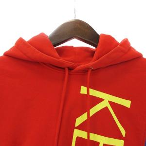 KENZO フーディー パーカー 長袖 プリント コットン混 F955SW4224MA クレイジーパターン マルチカラー XS SM1