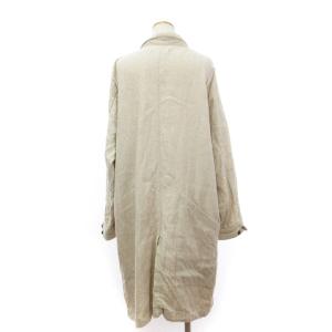 ikkuna / suzuki takayuki ショップコート チェスター ロング センターベント 5B リネン ウール混 ベージュ 1 S位