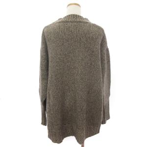 ikkuna / suzuki takayuki カーディガン ニット 長袖 前開き Vネック ウール 羊毛 茶 ブラウン 1 M位