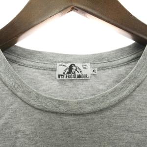 HYSTERIC GLAMOUR JOIN THE VACATION ジョイン ザ バケーション Tシャツ カットソー 半袖 ガールプリント コットン グレー