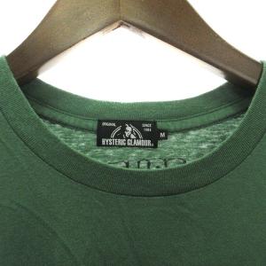 HYSTERIC GLAMOUR Tシャツ カットソー 半袖 CRAMPS クランプス スカル プリント コットン 02171CT10 緑 グリーン M SM1