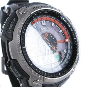 CASIO PRO TREK 腕時計 デジアナ 3針 タフソーラー 電波 PRW-5000-1JF ブラック