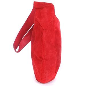 BALLY ショルダーバッグ 斜めがけ ロゴ スエード 赤 レッド SM1