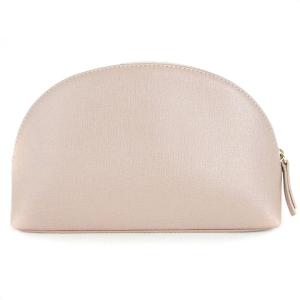 FURLA ポーチ コスメ 化粧 ロゴ 小物入れ レザー ピンク SM1
