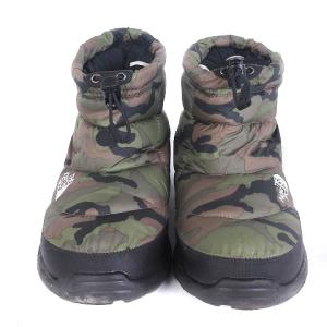 THE NORTH FACE ヌプシ ブーティ ショート ブーツ 靴 シューズ NF70198 カモフラ 迷彩 緑系 グリーン 27cm
