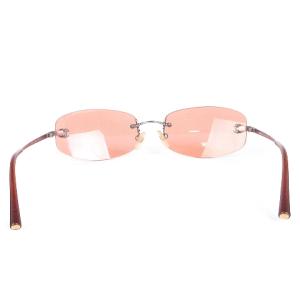 CHANEL サングラス ココマーク 度無し カラーレンズ スクエア型 メタルフレーム 4002 オレンジ 5719 130 アイウェア