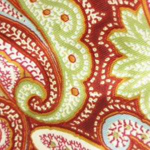 ETRO スカーフ 大判 シルク ペイズリー柄 総柄 茶 ブラウン YGT