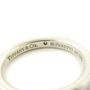 TIFFANY&Co. エレサペレッティ リング スタッキングバンド 指輪 AG925 1Pダイヤモンド シルバー アクセサリー 10号 YGT