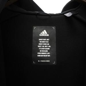 adidas Z.N.E.シリーズ スウェット ジップアップジャケット フーディ パーカー 長袖 EB5230 黒 ブラック L SM1