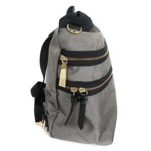 LANVIN en Bleu リュックサック バックパック デイパック ショルダー 2way リボン グレー黒 ブラック 鞄 SM1