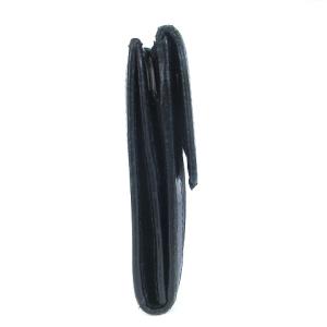 FENDI ズッキーノ 長財布 二つ折り フラップ キャンバス レザー 黒 ブラック ウォレット SM1