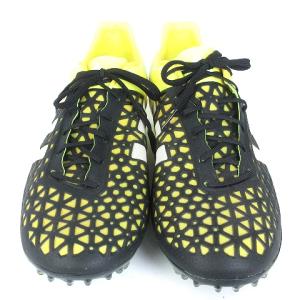 adidas エース 15.1 サッカースパイク シューズ B32857 黒 ブラック 黄 イエロー 29.5 靴