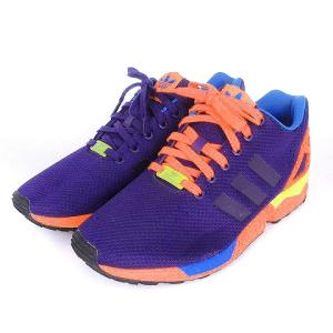 ZX Flux ゼットエックス フラックス スニーカー シューズ B34491 メッシュ 紫 パープル 28.5 靴