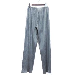 ISSEY MIYAKE プリーツ イージー パンツ スラックス ロング PPO5-JF609 グレー M SM1