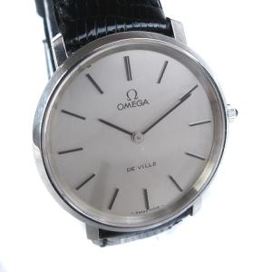 OMEGA アンティーク DE VILLE 腕時計 手巻き 2針 アナログ 文字盤銀色 シルバーカラー