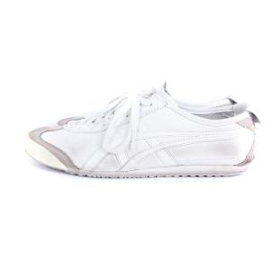 Onitsuka Tiger メキシコ66 スニーカー シューズ ローカット 切替 レザー DL408 白 ホワイト 27