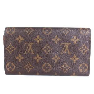 LOUIS VUITTON モノグラム ポシェット ポルトモネクレディ 長財布 M61725 茶 ブラウン ウォレット