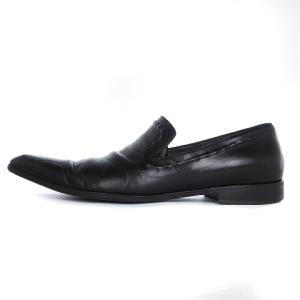 DOLCE&GABBANA ビジネスシューズ スリッポン ポインテッドトゥ レザー 黒 ブラック 8 27位