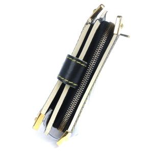 LOUIS VUITTON スハリ コンパクト ジップ ウォレット 二つ折り財布 M91828 黒 ブラック SM1 AA