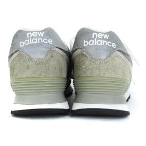 New Balance ML574EGG スニーカー シューズ ローカット スエード グレー 25.5