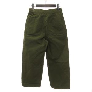 MHL. ワイドパンツ ボトムス クロップド コットン 595-8143550 カーキ I フリー