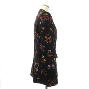 GIVENCHY スーツ セットアップ テーラードジャケット 1B スラックス 花柄 ラメ ブラック 38