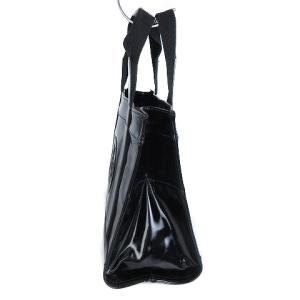 TORY BURCH トートバッグ エナメル ロゴ 50009502 黒 ブラック 鞄