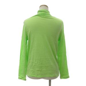 GALERIE VIE 23SS パウダーコットン ハイネックプルオーバー Tシャツ カットソー 長袖 コットン ライトグリーン F フリーサイズ