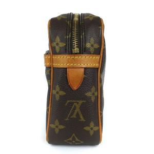 LOUIS VUITTON モノグラム コンピエーニュ23 クラッチバッグ セカンド レザー M51847 ブラウン SM1