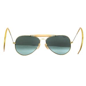 Ray-Ban B&L ボシュロム ヴィンテージ アウトドアーズマン サングラス ティアドロップ USA製 ゴールドカラー 6214 アイウェア