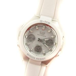 BABY-G CASIO G-MS ジーミズ 腕時計 電波ソーラー アナデジ 防水 MSG-W100-7AJF 白 ホワイト SM1