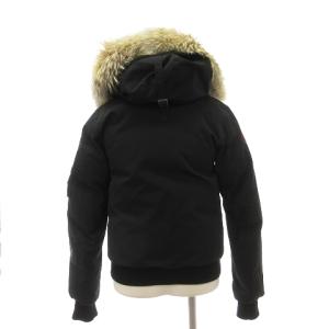 CANADA GOOSE ラブラドールボンバー ダウンジャケット フード ファー ロゴワッペン 7967JL ブラック