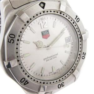 TAG Heuer プロフェッショナル200 腕時計 アナログ デイト クォーツ 3針 WK1112 文字盤銀色 SM1