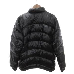 THE NORTH FACE アコンカグアダウンジャケット ナイロン ジップアップ ロゴ 刺繍 ND91322 黒 ブラック XL