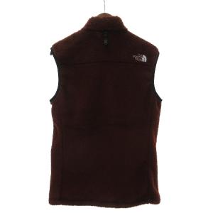 THE NORTH FACE VERSA AIR VE バーサエアー フリースベスト ジップアップ ロゴ 刺繍 NA45108 茶 ブラウン L