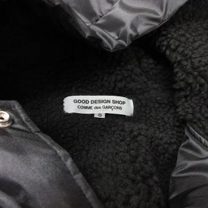COMME des GARCONS IT-C001 GOOD DESIGN SHOP フーテッドコート 裏ボア ナイロン 中綿 ブラック