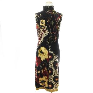 ETRO ワンピース ハイネック 総柄 42 マルチカラー