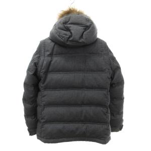 BLACK LABEL CRESTBRIDGE ダウンジャケット 裏チェック 51F27-286-06 グレー M