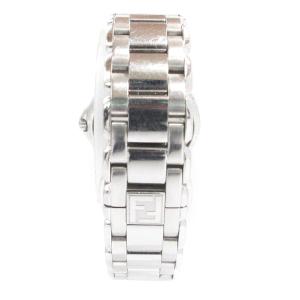 FENDI 腕時計 アナログ デイト クォーツ 回転式 3針 2200L 文字盤ブラック シルバーカラー ウォッチ SM1