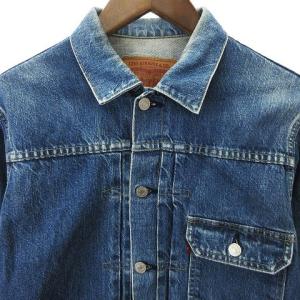 Levi's 92年製 70502XX 復刻 1st デニムジャケット ビッグE 赤耳 日本製 コットン ブルー