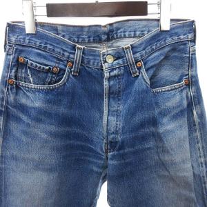 Levi's ヴィンテージ 90年代 110周年モデル 501 デニムパンツ ボタンフライ ボタン裏555