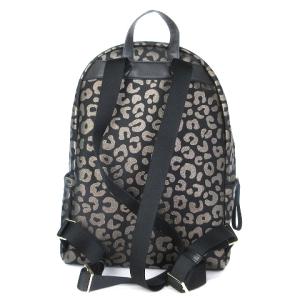kate spade new york 美品 チェルシー ザ リトル ベター グラフィック レオパード ジャカード ラージ バックパック リュックサック K9307