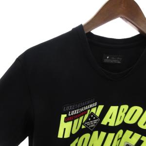 AKM LUXE163 HYBRID NECK HOW ABOUT TONIGHT COLOR Tシャツ カットソー 半袖 FV037