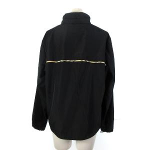 BURBERRY GOLF ウィンドブレーカー スイングトップ ジャケット ロゴ 刺繍 ジップアップ BGP26-010-09 黒 ブラック L GY14